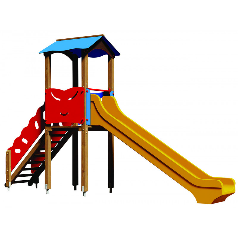 Jeu bois Tour Virginia avec toboggan jeux et sports Jeu bois Tour Virginia avec toboggan jeux et sports
