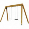 Portique bois Jamaica 1 ou 2 places jeux et sports