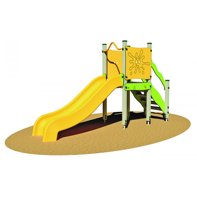 Toboggan parc de jeux extérieur Gribouille Toboggan parc de jeux extérieur Gribouille