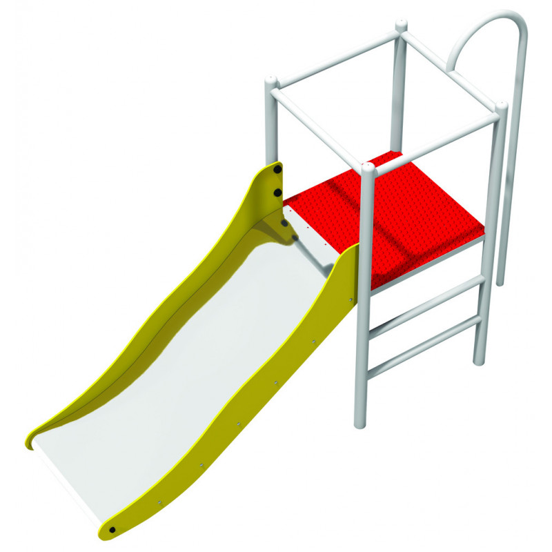 Toboggan acier Caillou avec mât de pompier jeux et sports Toboggan acier Caillou avec mât de pompier jeux et sports