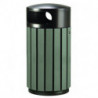 Corbeille de propreté recyclée Mauve aménagement extérieur