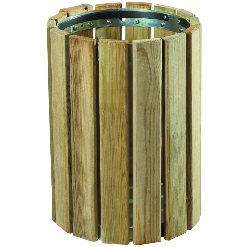 Poubelle extérieure en bois Mélèze aménagement extérieur Poubelle extérieure en bois Mélèze aménagement extérieur
