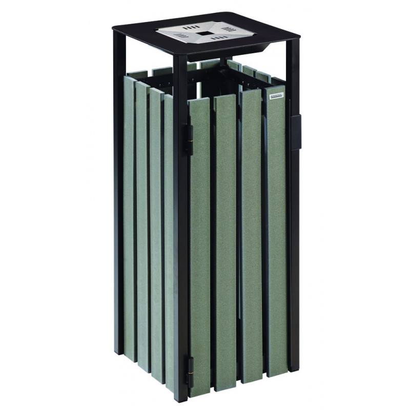 Corbeille de ville recyclée Fétuque