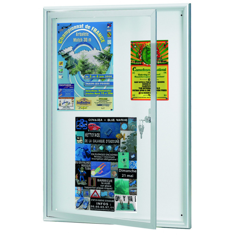 Vitrine intérieure 1 porte Natura communication Vitrine intérieure 1 porte Natura communication