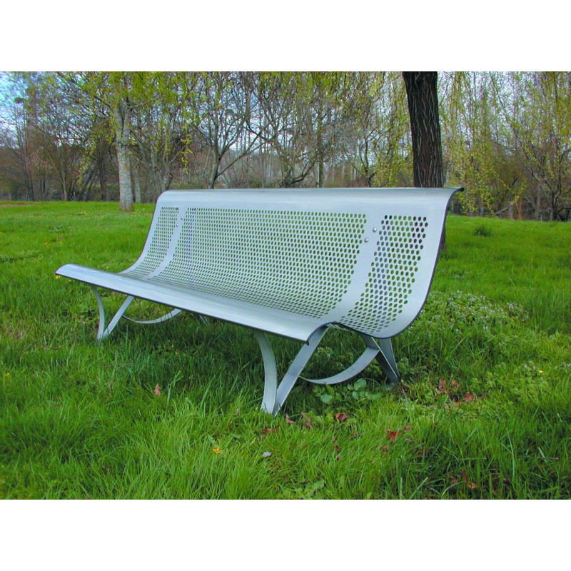 Banc extérieur en acier inoxydable If aménagement extérieur Banc extérieur en acier inoxydable If aménagement extérieur