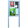 Vitrine sur poteau Claris communication