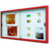Vitrine Classique portes coulissantes communication