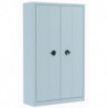Armoire portes pliantes métallique Premium