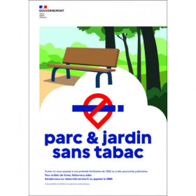 Panneau Espace sans tabac