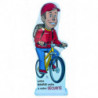 Figurine passage piéton Écolier vélo