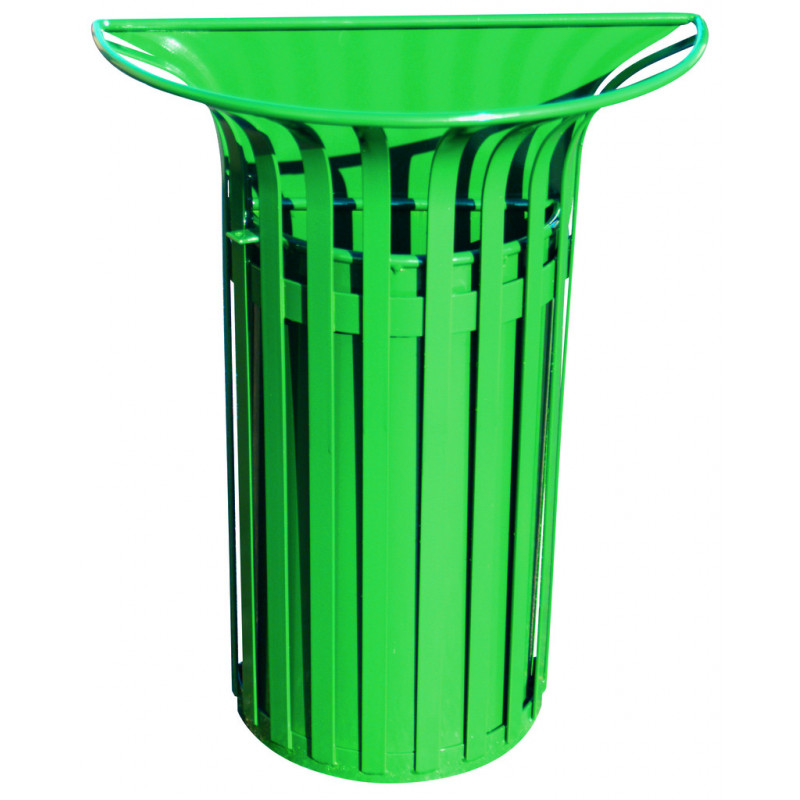 Corbeille de ville demi-ronde Lawson