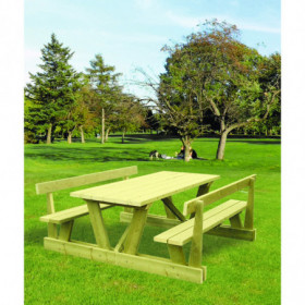 Table pique nique avec...