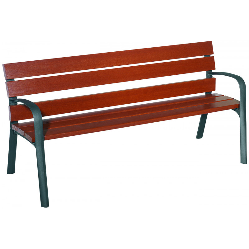 Banc de ville bois exotique Alep
