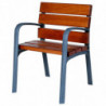 Banc de ville bois exotique Alep