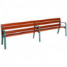 Banc de ville bois exotique Alep