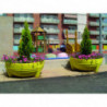 Jardinière urbaine plastique Cornuta