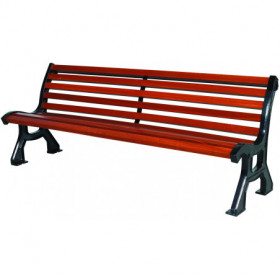 3 bancs urbains bois et...