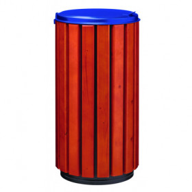 3 poubelles extérieures...
