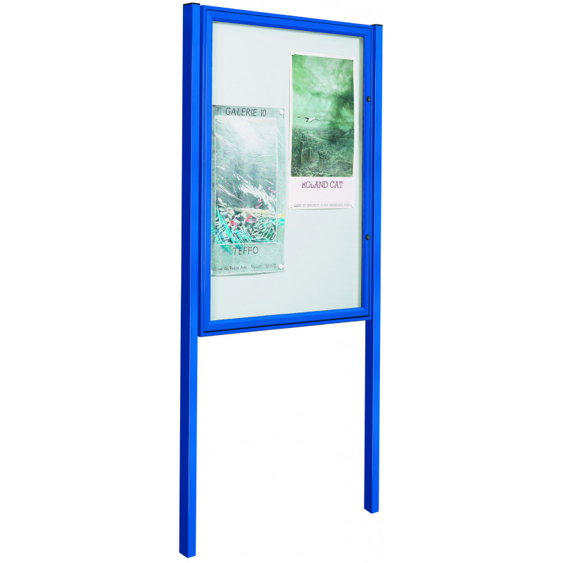 Kit poteau 40 x 60 mm pour vitrine Kit poteau 40 x 60 mm pour vitrine