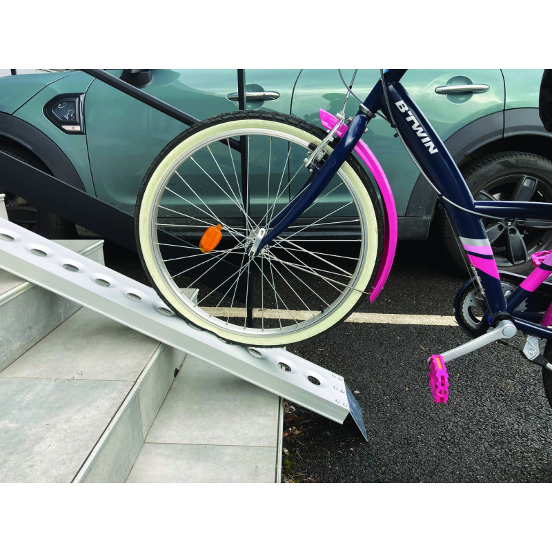 Rampe pliable alu pour vélos