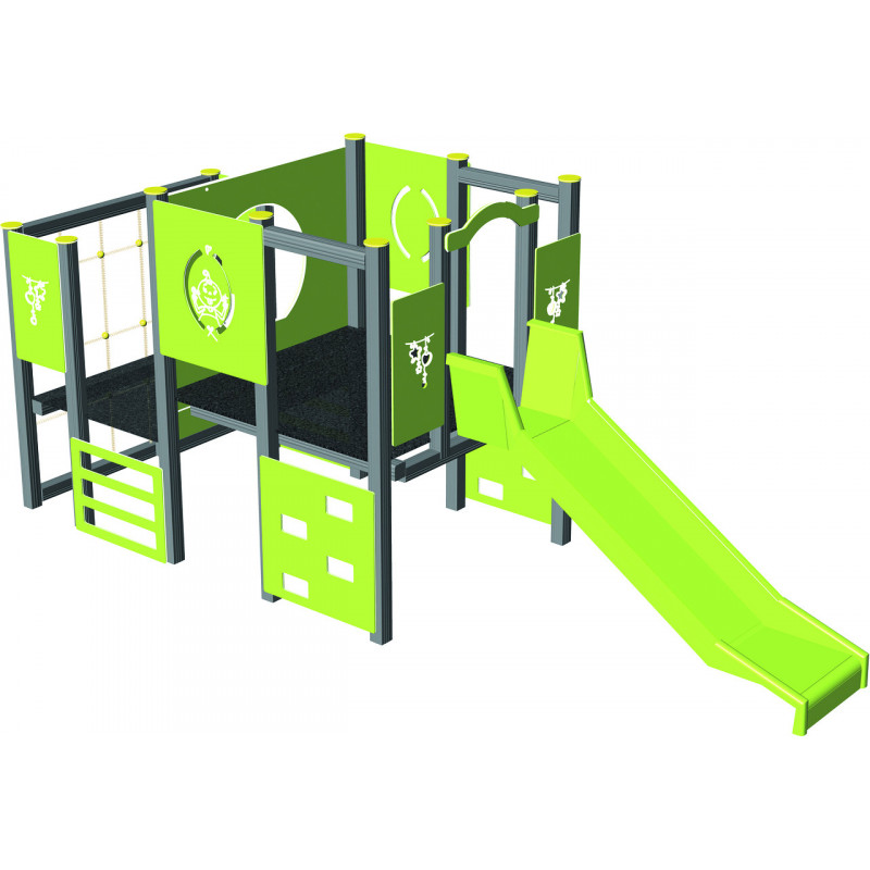 Jeu extérieur Corsaire alu avec toboggan jeux et sports