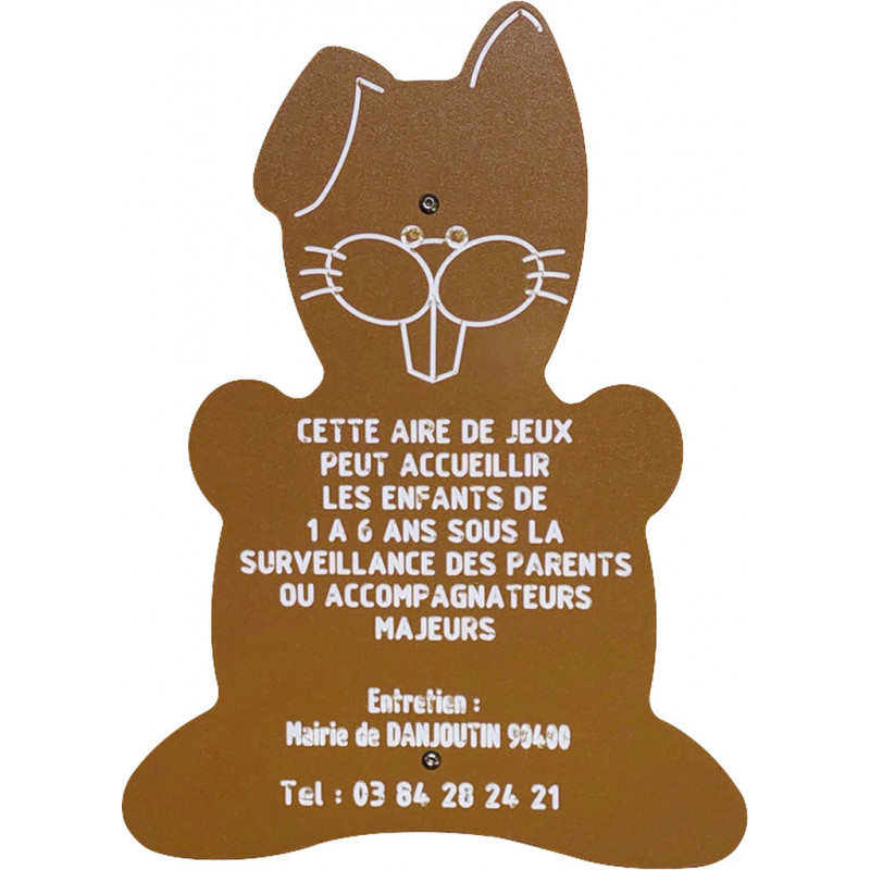 Panneau aire de jeux Animal jeux et sports