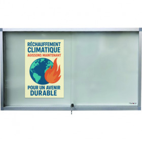 Vitrine affichage intérieur...