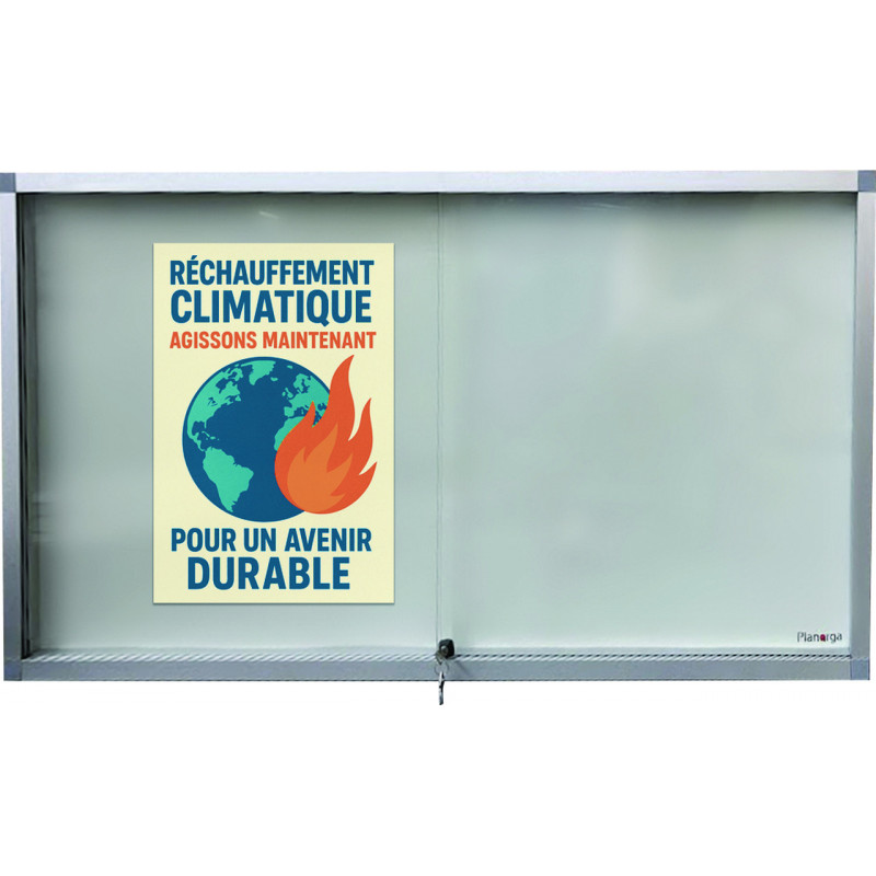 Vitrine affichage intérieur Azha