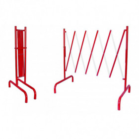 Barrière extensible acier