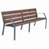 Lot de 2 bancs pour jardins publics Ozigo