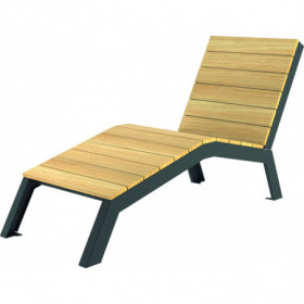 Chaise longue urbaine Tamaris