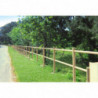 Promotion sur la clôture bois Normandie 40 lisses