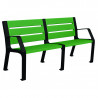 Lot de 3 bancs de ville Mahonia