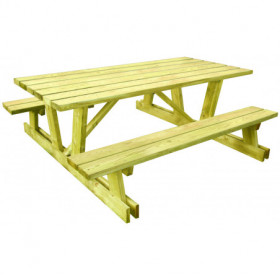 3 tables pique nique en...