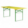 Table festive et banc pliants amenagement intérieur