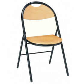 16 chaises pliantes bois...