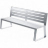 Banc et banquette extérieurs inox Idesia