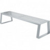 Banc et banquette extérieurs inox Idesia