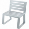 Banc et banquette extérieurs inox Idesia