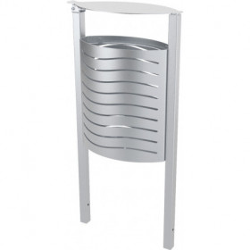Corbeille extérieure inox...