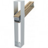 Cendrier extérieur inox Zelkova