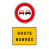 Panneau et panonceau temporaire