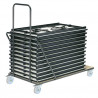 Chariot pour tables et chaises