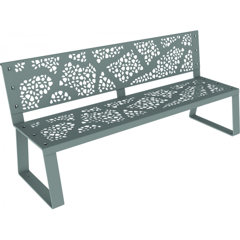 banc métallique design