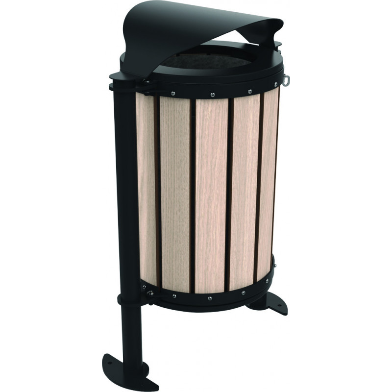 corbeille de ville compact
